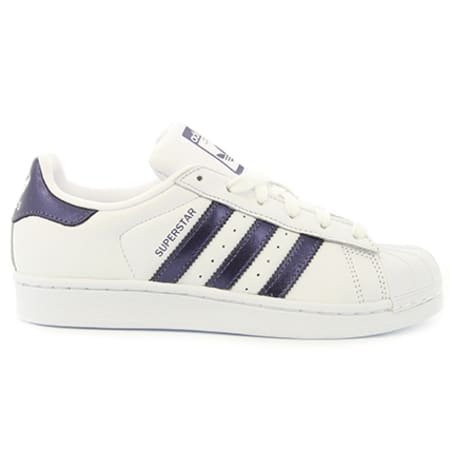 Adidas Originals - Baskets Femme Superstar CG5464 Footwear White Puni Metallic