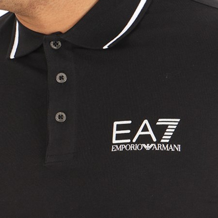 EA7 Emporio Armani - Polo Manches Courtes 3ZPF51-PJ03Z Noir