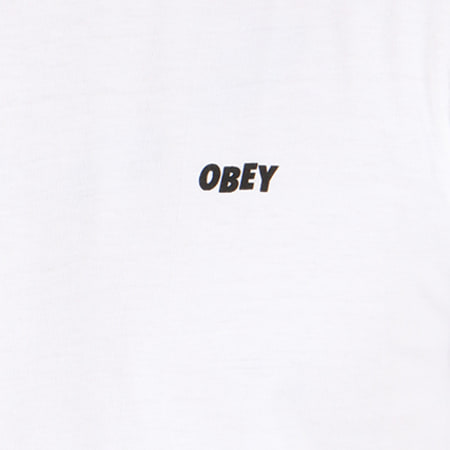 Obey - Tee Shirt Jumble Lo-Fi Blanc