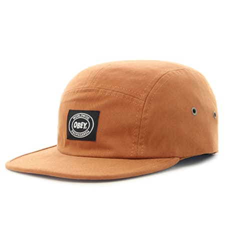Obey - Casquette 5 Panel Onset Marron 