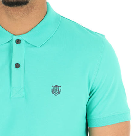 Selected - Polo Manches Courtes Haro Embroidery Vert
