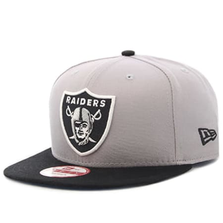 New Era - Casquette Snapback Oakland Raiders Gris Noir