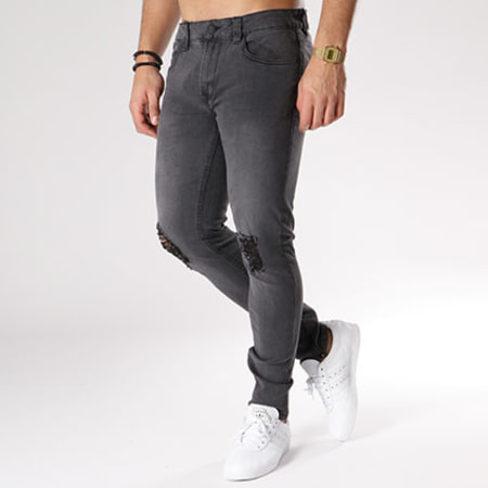 Only And Sons - Jean Skinny Warp Gris Anthracite 