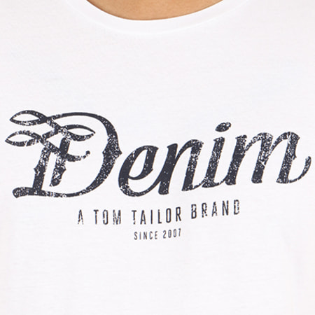 Tom Tailor - Tee Shirt 1055467-09-12 Blanc 