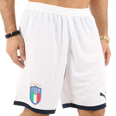Puma - Short Jogging FIGC Italia Replica 752290 14 Blanc