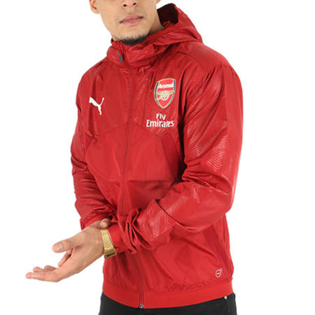 Puma - Coupe-Vent Thermo Arsenal 753336 Rouge Brique