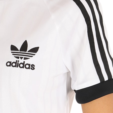 Adidas Originals - Tee Shirt De Sport Femme Foot CE1669 Blanc Noir