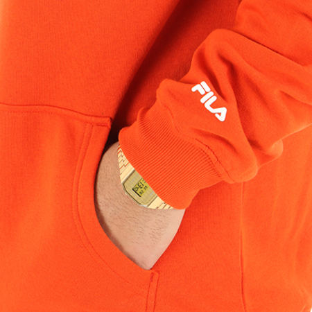 Fila - Sweat Capuche Classic Logo Kangaroo 681462 Orange