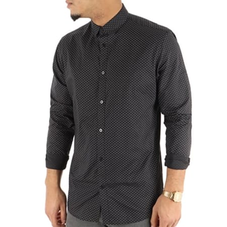 Selected - Chemise Manches Longues Donealan Noir