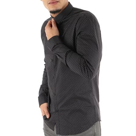 Selected - Chemise Manches Longues Donealan Noir