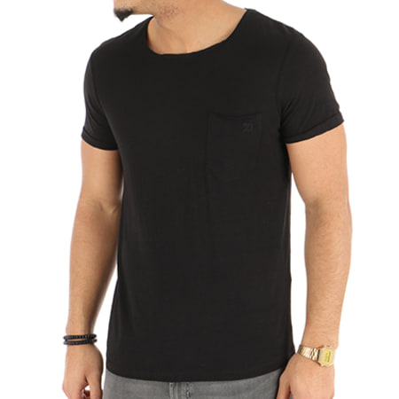 Tom Tailor - Tee Shirt Poche Oversize 1055303-09-12 Noir