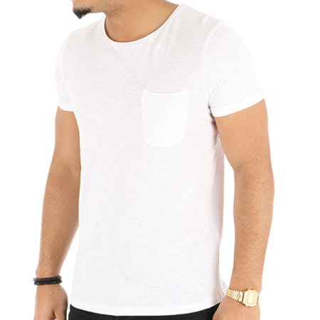 Tom Tailor - Tee Shirt Poche Oversize 1055303-09-12 Blanc 