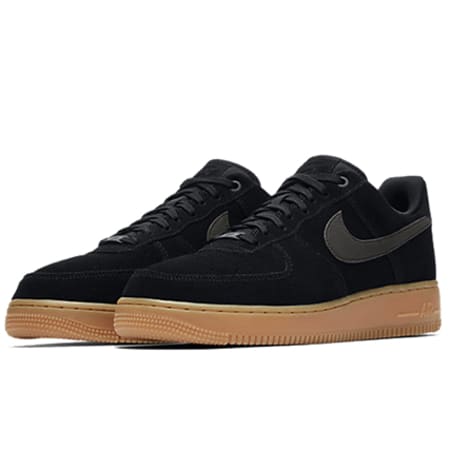 nike air black suede