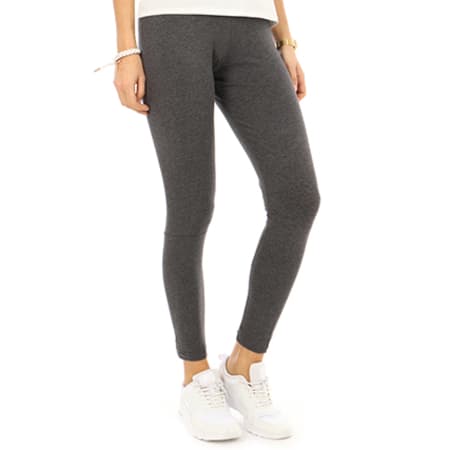 Adidas Sportswear - Legging Femme Essential Linear Tight CF8869 Gris Anthracite Chiné