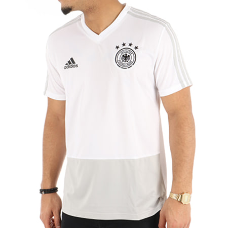 Adidas Sportswear - Maillot De Football Deutscher Fussball Bund Training Jersey CE6612 Blanc