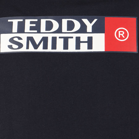 Teddy Smith - Sweat Capuche Setik Bleu Marine