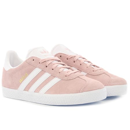 Adidas Originals - Baskets Femme Gazelle BY9544 Icey Pink Footwear White Gold Metallic
