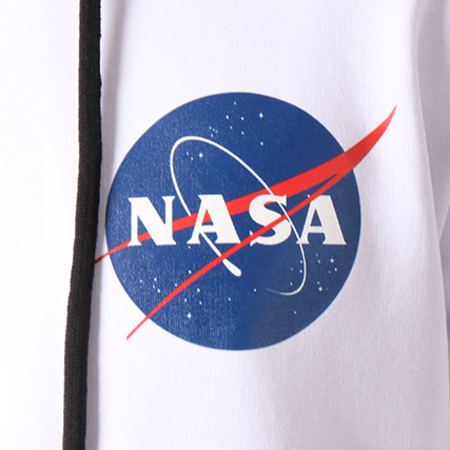 NASA - Sweat Capuche Insignia Blanc