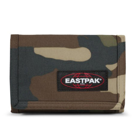 Eastpak - Portefeuille Crew Camouflage Marron Vert Kaki