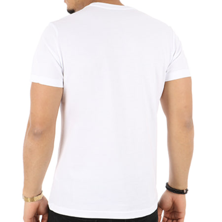 Versace Jeans Couture - Tee Shirt Print Logo Blanc