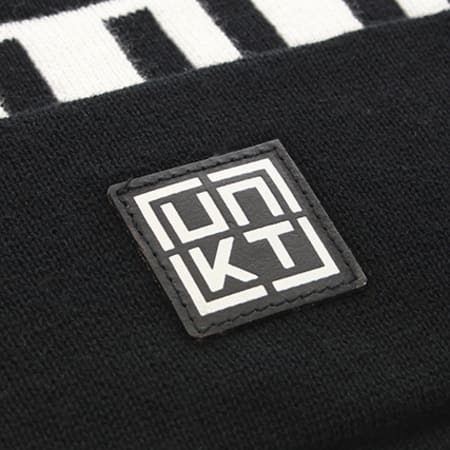 Unkut - Bonnet Font Noir Blanc