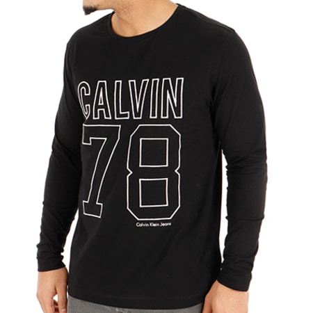 Calvin Klein - Tee Shirt Manches Longues Timball 3 6872 Noir