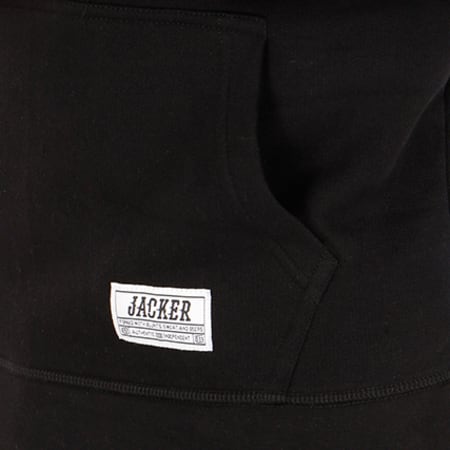 Jacker - Sweat Capuche Team Logo Noir