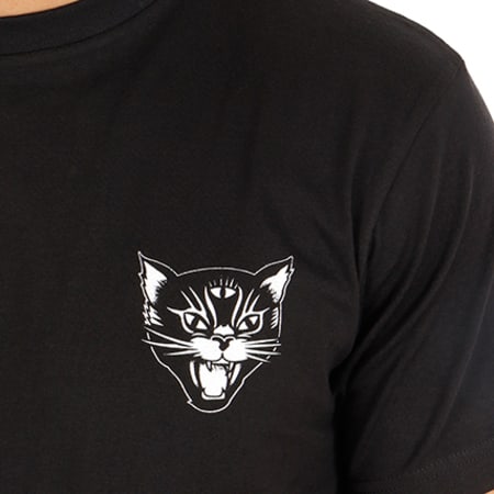 Jacker - Tee Shirt Black Cats Noir Blanc