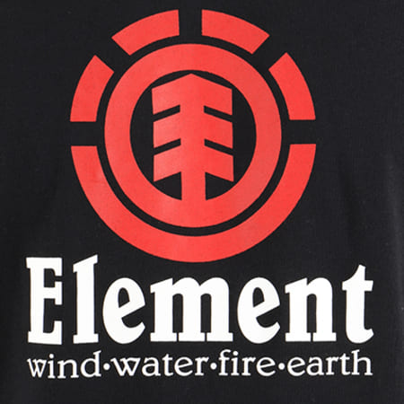 Element - Tee Shirt Manches Longues Vertical Noir