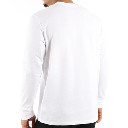 Element - Tee Shirt Manches Longues Vertical Blanc