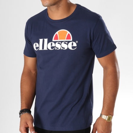 Ellesse - Tee Shirt Uni Bleu Marine