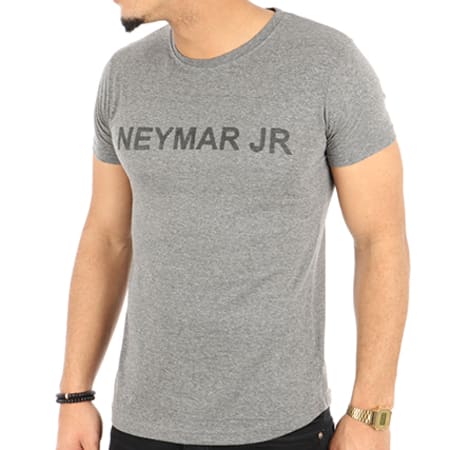 Foot - Tee Shirt Oversize Nahil Neymar Gris Chiné