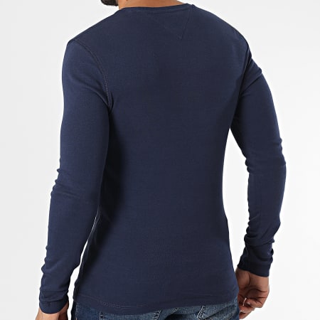 Tommy Jeans - Tee Shirt Manches Longues Original 4409 Bleu Marine
