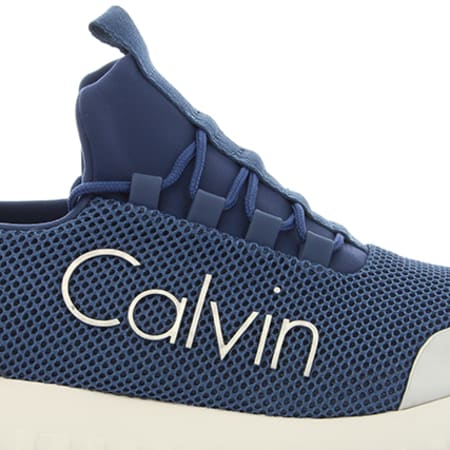 Calvin Klein - Baskets Ron Mesh Steel Blue Silver