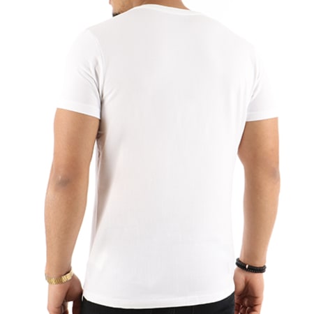 Kaporal - Lot De 2 Tee Shirts Gift Blanc Rouge 