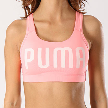 Puma - Brassière Femme Power Shape Forever Logo 515991 21 Rose 