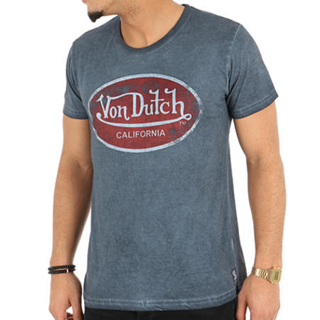 Von Dutch - Tee Shirt Dtsaar Bleu Marine