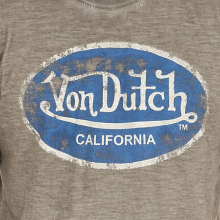 Von Dutch - Tee Shirt Dtsaar Gris Anthracite 