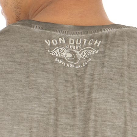 Von Dutch - Tee Shirt Dtsaar Gris Anthracite 