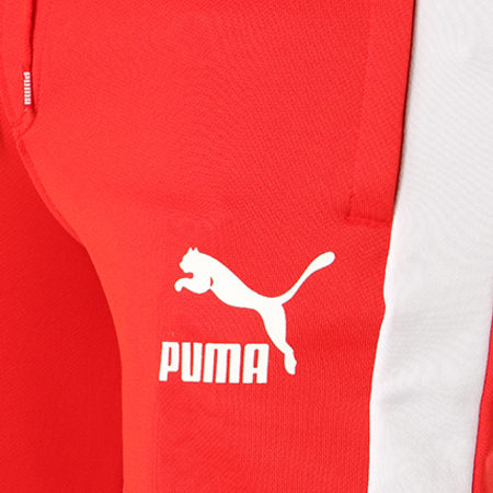 Puma - Pantalon Jogging Avec Bande Archive T7 572657 82 Rouge
