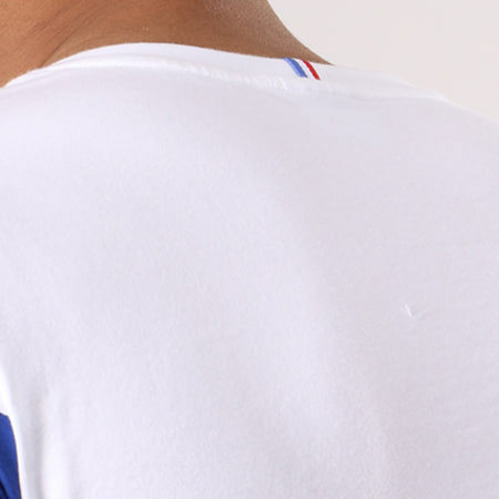 Le Coq Sportif - Tee Shirt Essential N1 Saison Blanc Bleu Marine