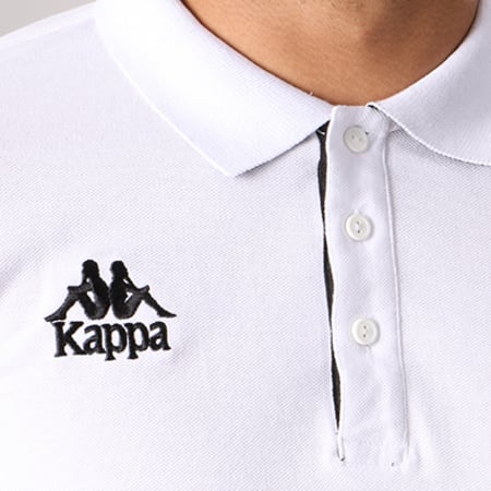 Kappa - Polo Manches Courtes Authentic Palazzi Blanc