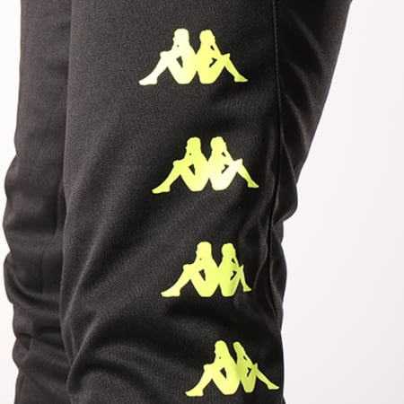 Pantalon Jogging Pagino Noir Jaune Fluo