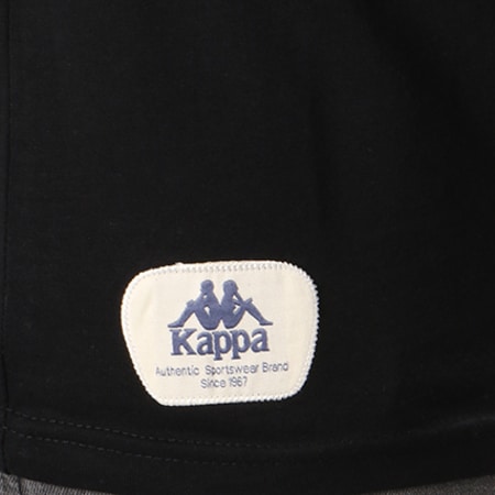 Kappa - Tee Shirt Authentic Jacurso Noir Blanc