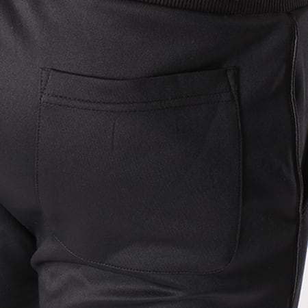 SikSilk - Pantalon Jogging Poly Tricot Cuff 12316 Noir Doré