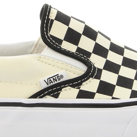 Vans - Classic Slip-On Zapatillas EYEBWW Black White Checker Board Blanco