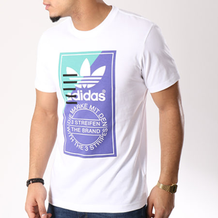 Adidas Originals - Tee Shirt Tongue Label 2 CD6833 Blanc
