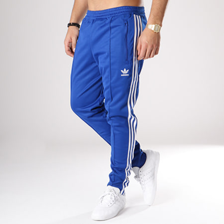 adidas - Pantalon Jogging Bandes Beckenbauer CW1271 Bleu Roi 