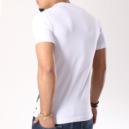 Versace Jeans Couture - Tee Shirt Print 34 Mix Blanc Noir