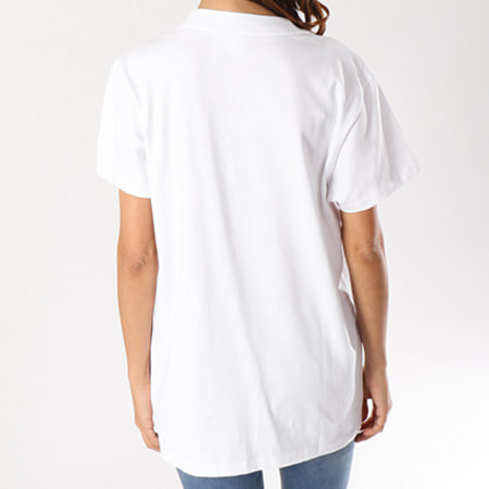 Adidas Originals - Tee Shirt Oversize Femme Big Trefoil CE2437 Blanc